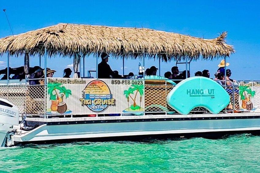 Crab Island pontoon cruise Destin,
Guided boat tour to Crab Island, 1