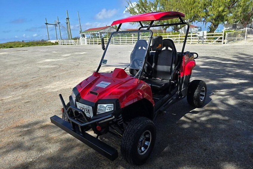 2 Seater Side by Side Guided Adventure Tour in Grand Turk 2