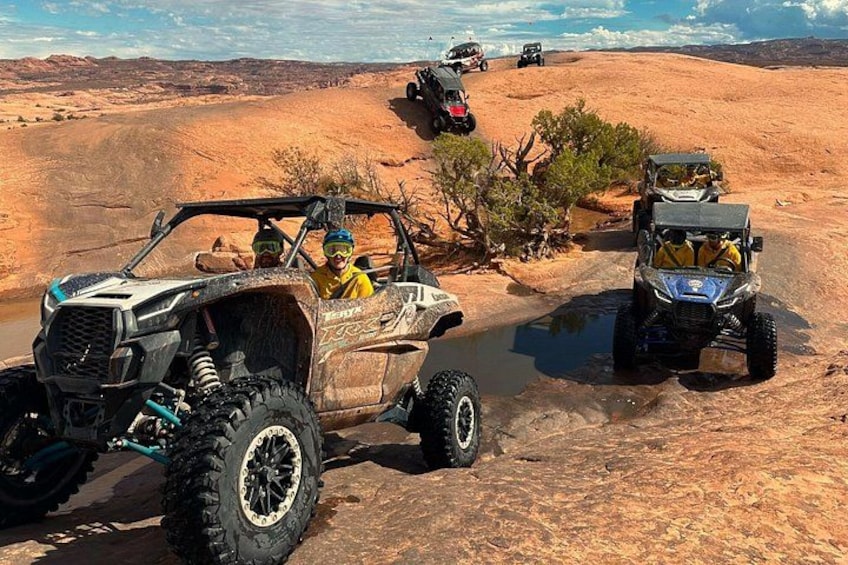 BEST! Hell's Revenge U-Drive 4X4 Tour in Moab +Dinosaur Tracks! 2