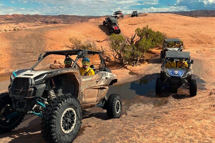 BEST! Hell's Revenge U-Drive 4X4 Tour in Moab +Dinosaur Tracks! 4