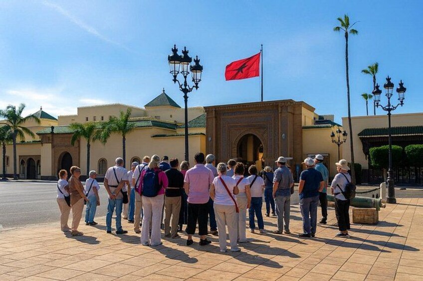 The Royal Palace of Rabat is a symbol of the power and history of the Kingdom of Morocco. 4