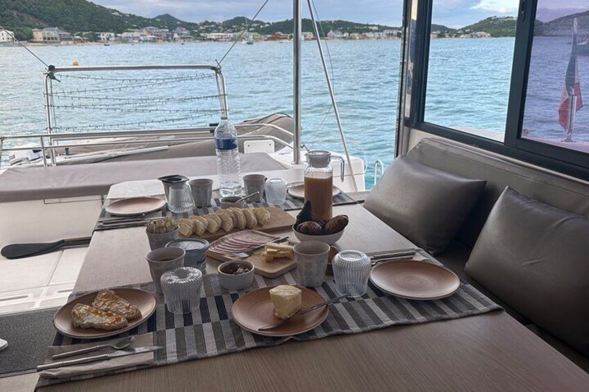 2 days 1 night by private catamaran from St Martin to St Barth 2