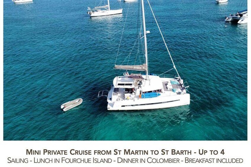 2 days 1 night by private catamaran from St Martin to St Barth 1