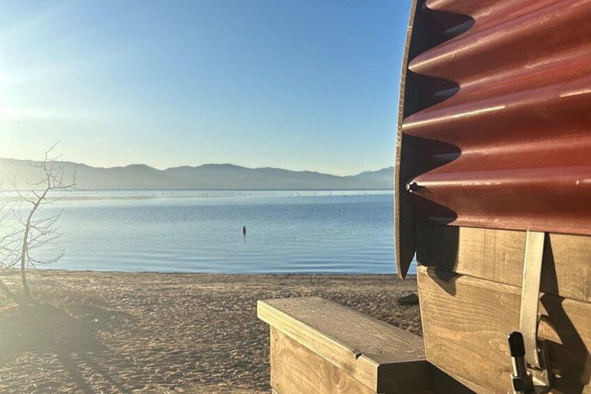 The Sauna is located right next the water off Lake Tahoe 3