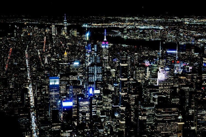 New York City Private Tour by Plane at Night 4