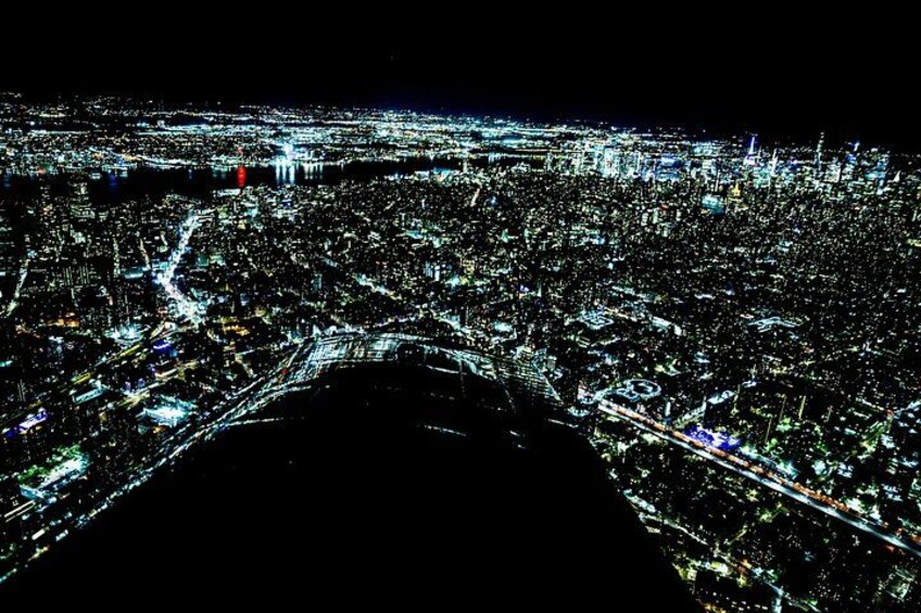 New York City Private Tour by Plane at Night 3