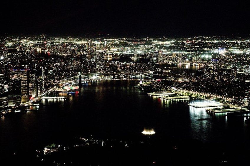 New York City Private Tour by Plane at Night 1