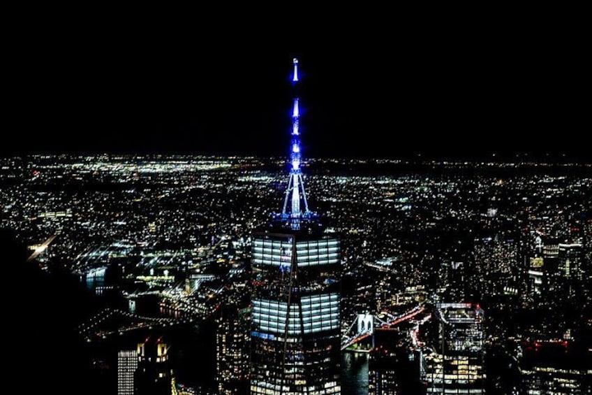 New York City Private Tour by Plane at Night 2