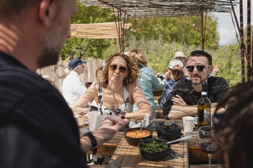 Traditional Tuscan lunch in the cellar in Montepulciano 5