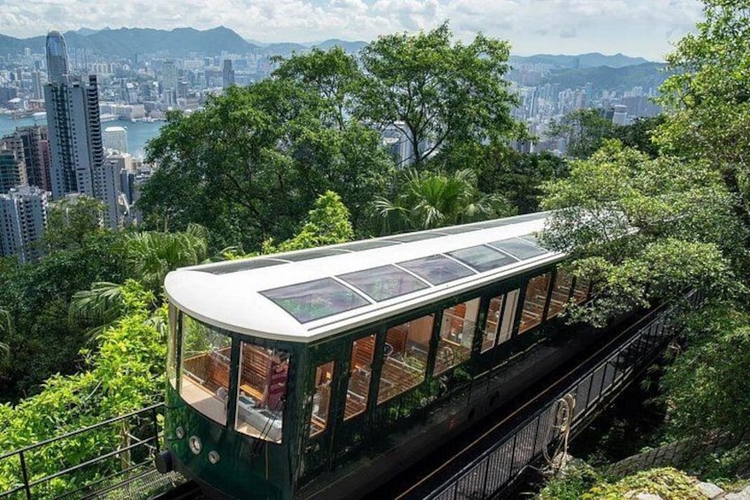 Take the Peak Tram to The Peak to witness the Hong Kong skylines 3