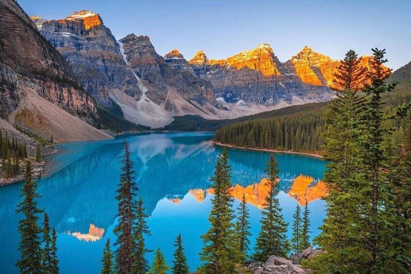 Lake Louise, Moraine, Emerald Lake, Johnston Canyon, Banff Town 2