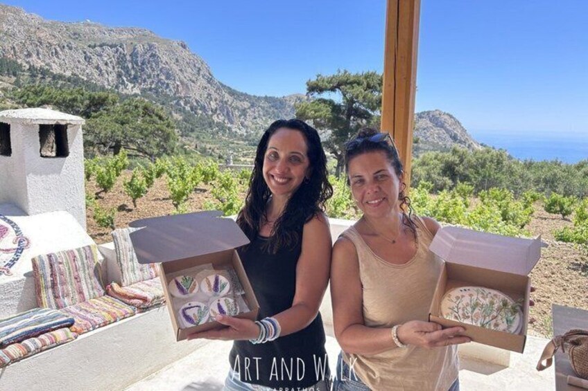 Karpathos Botanical Clay Workshop and Pottery in Vineyard 3
