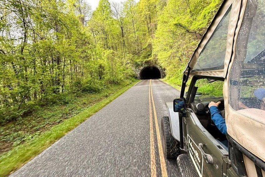 One of the many tunnels on the Parkway! 2