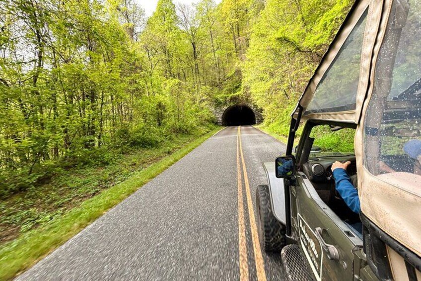 One of the many tunnels on the Parkway! 3