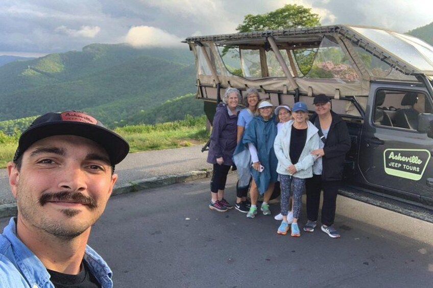 Mountaintop selfies with our guide, Graham! 2