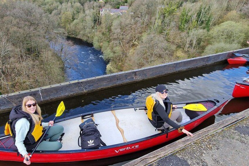 Canoe Trip Over the Pontcysyllte Aqueduct 2