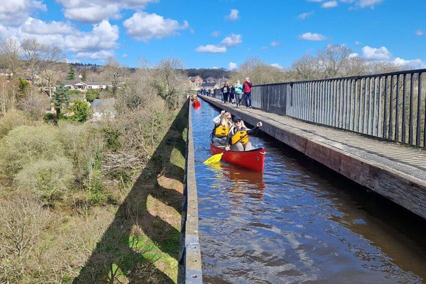 Canoe Trip Over the Pontcysyllte Aqueduct 3