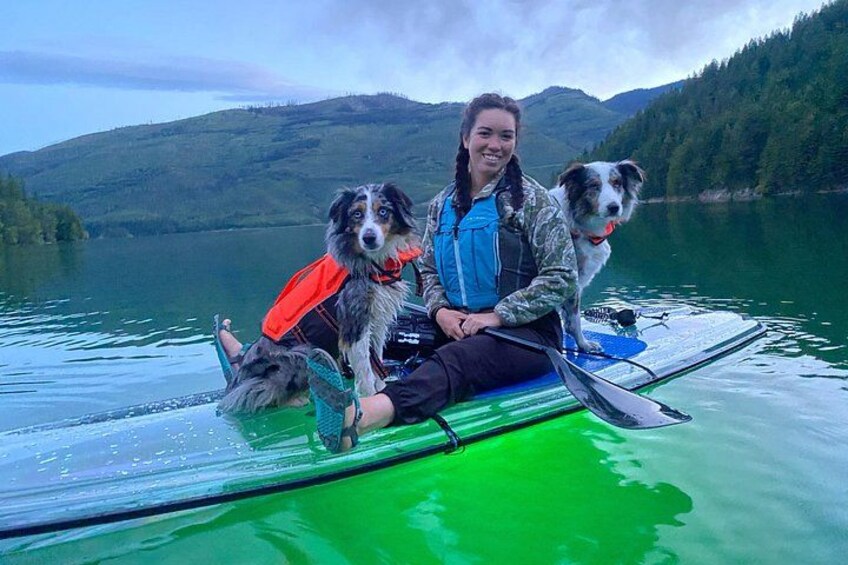 Sunset LED Clear Paddleboard Rentals for Glacier Park 4