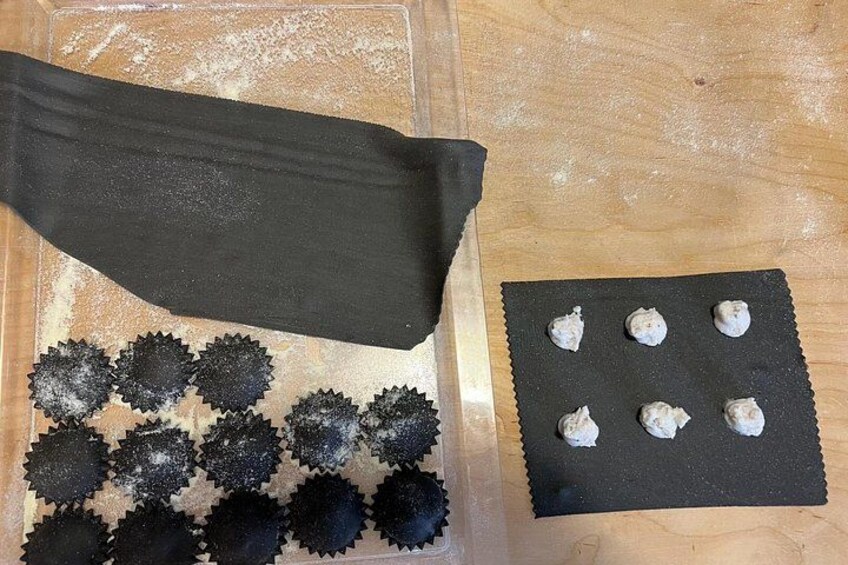 Black fish dumplings 5
