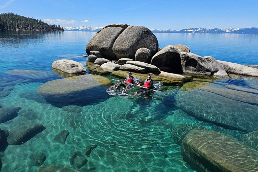 Lake Tahoe Clear Kayak Tour at Sand Harbor with Small Groups 1