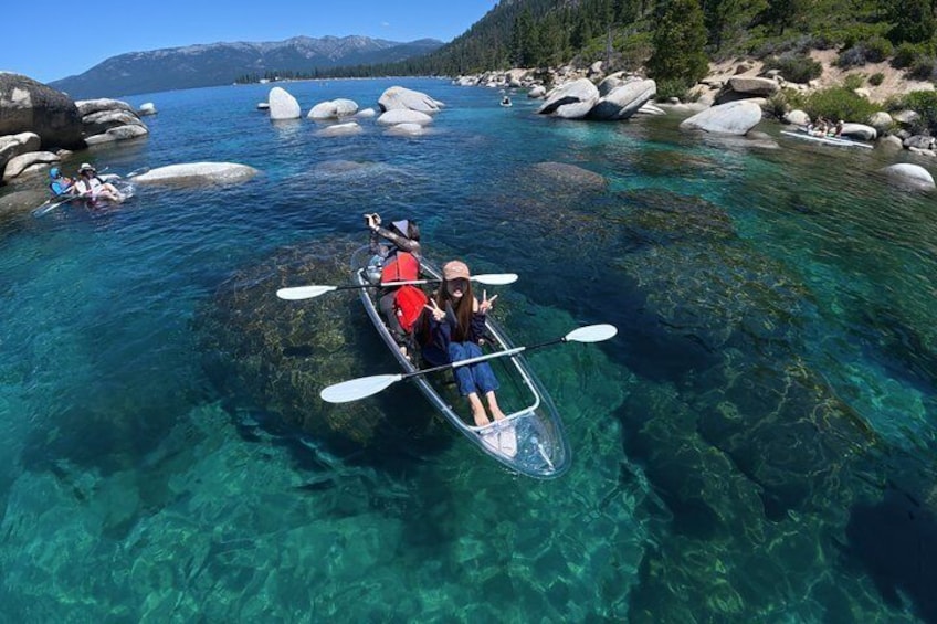 Lake Tahoe Clear Kayak Adventure at Sand Harbor 2