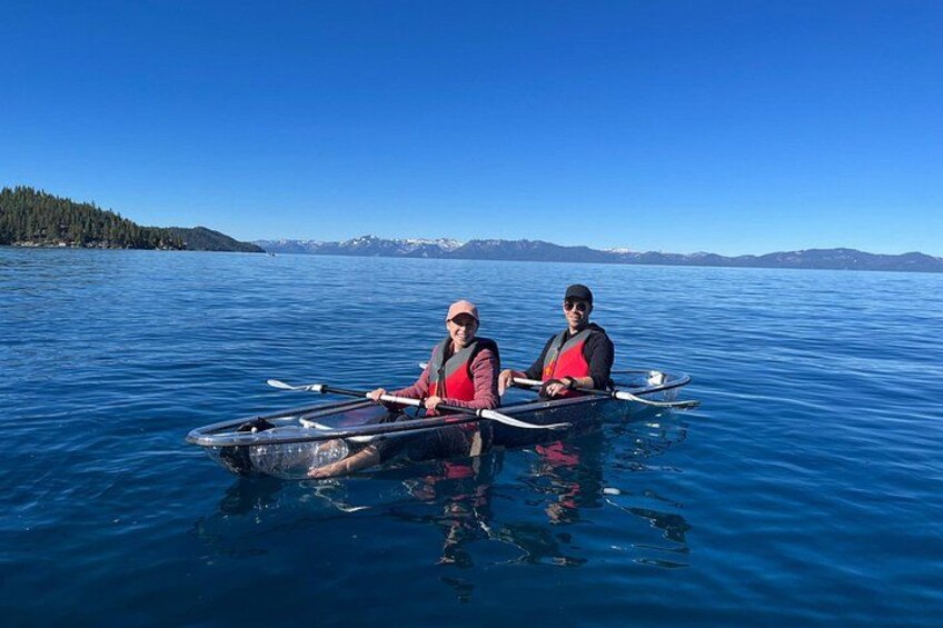 Lake Tahoe Clear Kayak Tour at Sand Harbor with Small Groups 2