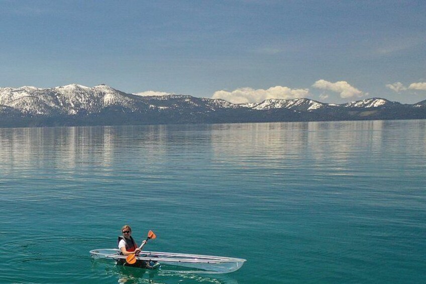 Lake Tahoe Clear Kayak Tour at Sand Harbor with Small Groups 3