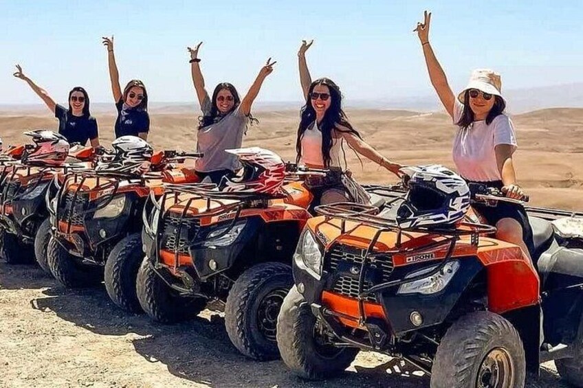 Cairo Private Quad Bike Desert Tour with Pyramids and Sunset 1