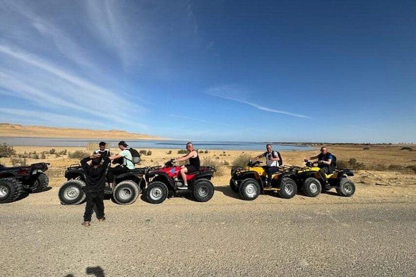 Cairo Private Quad Bike Desert Tour with Pyramids and Sunset 3