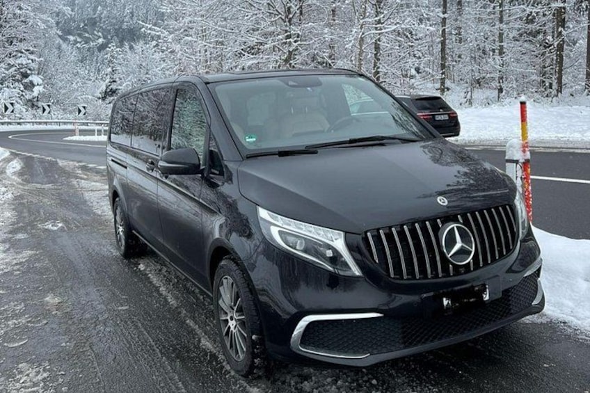 Tour vehicle a luxury Mercedes Benz V Class 2