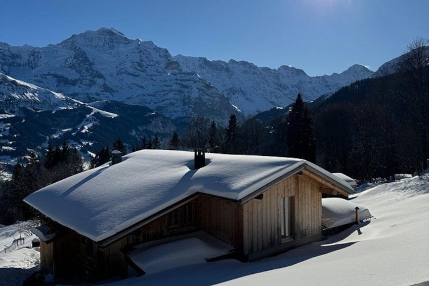 Direct view of the Jungfraujoch! From Sulwald 1
