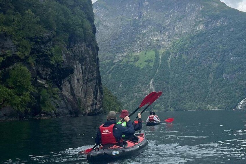 Kayak Tour with Waterfall Views in Geiranger 2