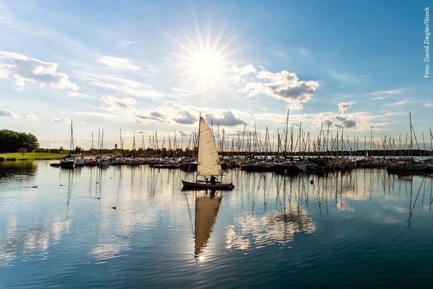Port on Lake Cospuden 1