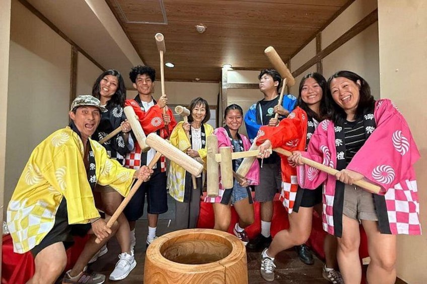 【Family Friendly】Traditional Mochi Pounding Experience 2