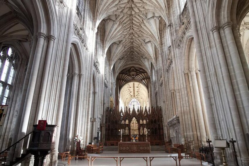 Inside Winchester Cathedral 4