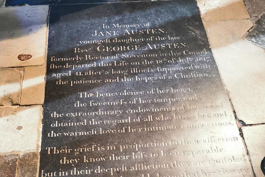 Jane Austen's grave 5