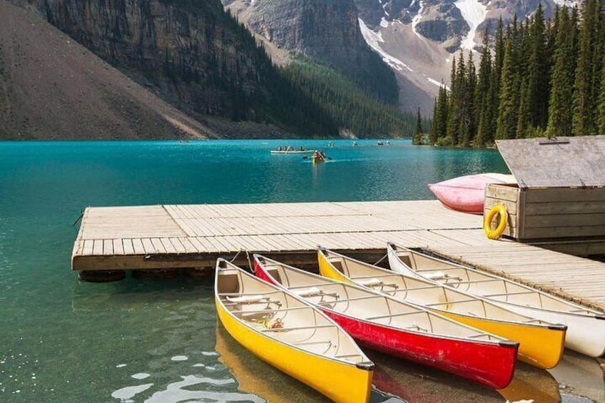 Sunrise Moraine Lake and Lake Louise 2