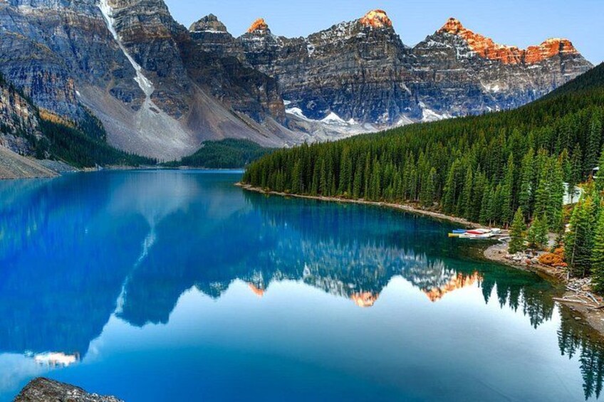 Sunrise Moraine Lake and Lake Louise 3