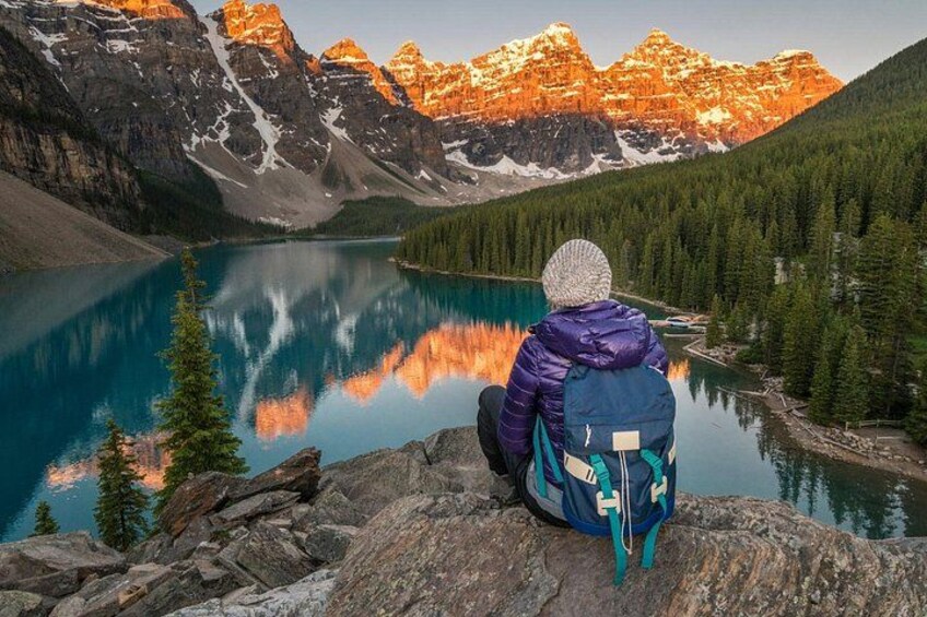 Sunrise Moraine Lake and Lake Louise 3