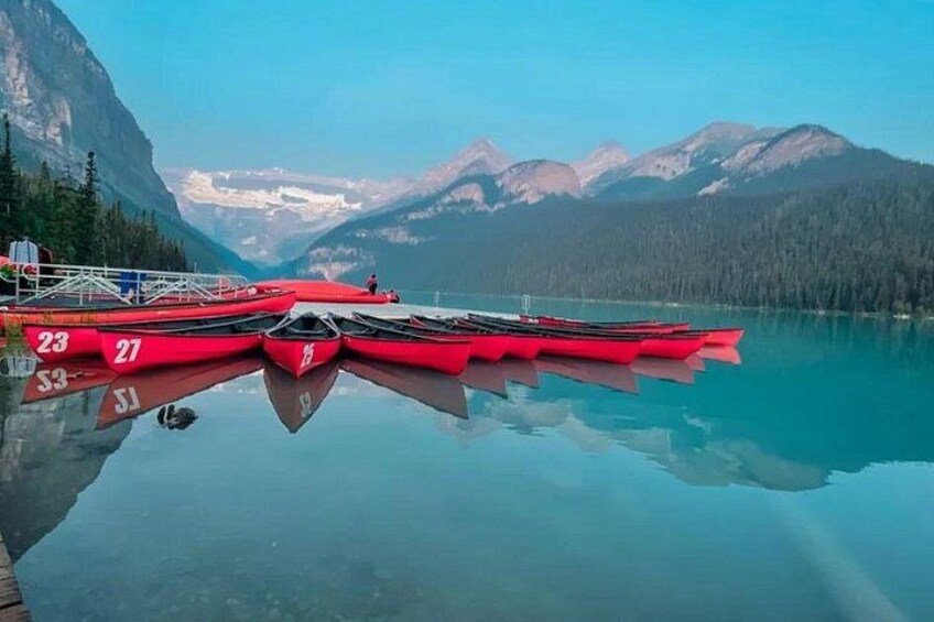 Sunrise Moraine Lake and Lake Louise 2