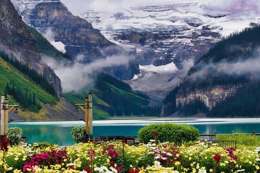 Sunrise Moraine Lake and Lake Louise 3