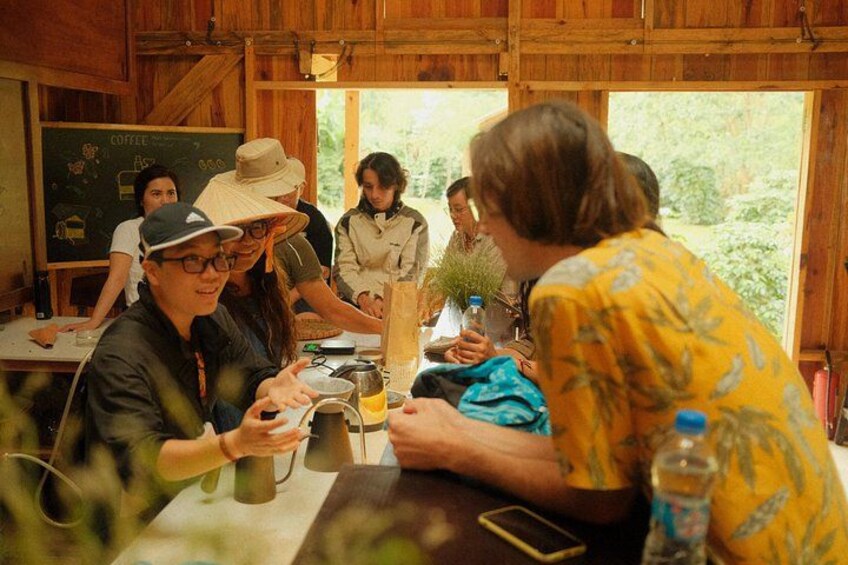 Coffee workshop right at Twin Beans Farm & Roastery 3