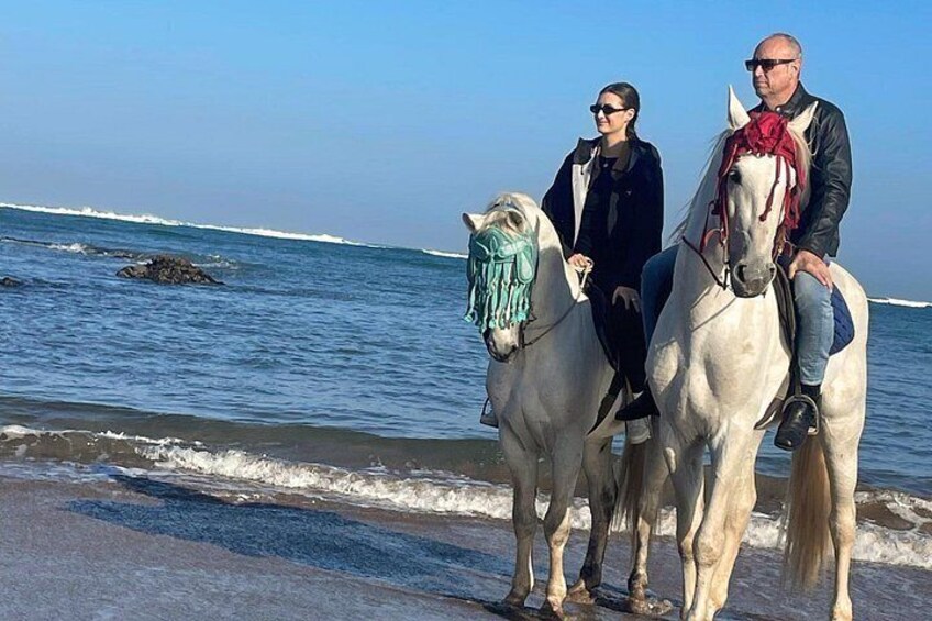Casablanca Sunset Fun Horseback Ride on the Beach 2