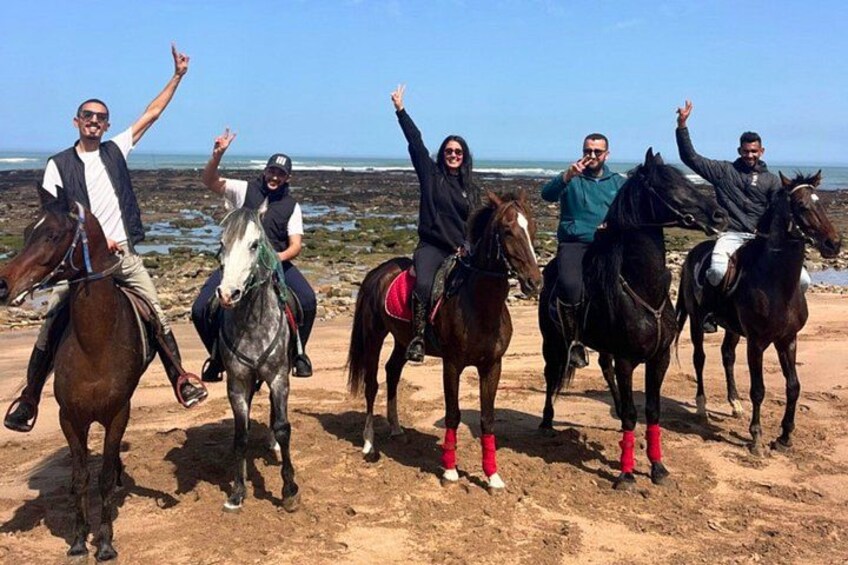 Casablanca Sunset Fun Horseback Ride on the Beach 4