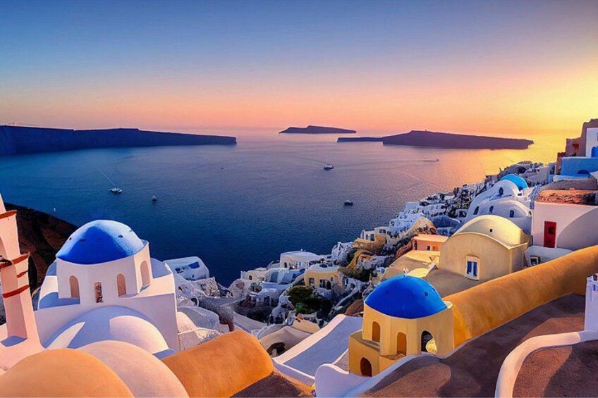 Santorini Highlights Minibus Tour with Oia Sunset 1