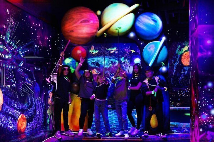 American Dream Black Light Indoor Mini Golf Ticket 1