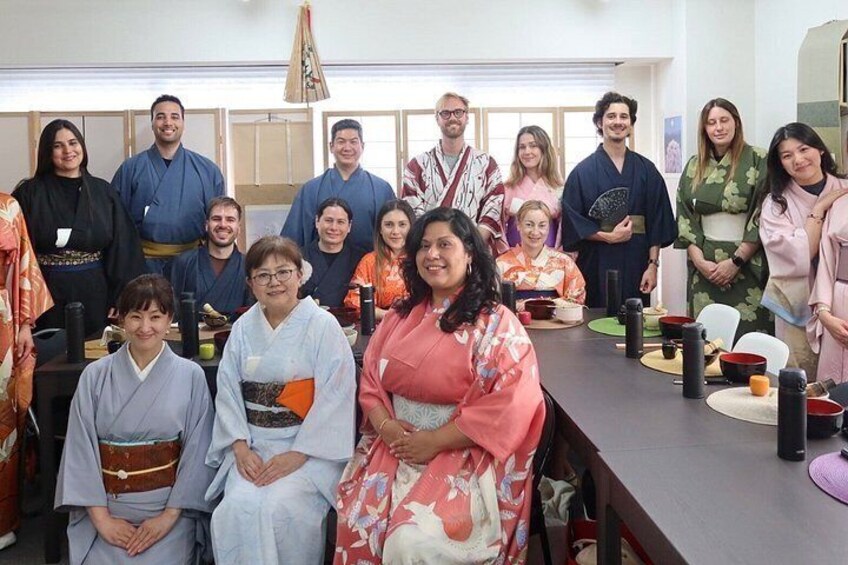 Tokyo Tea Ceremony in Asakusa with Kimono, Matcha & Wagashi 3