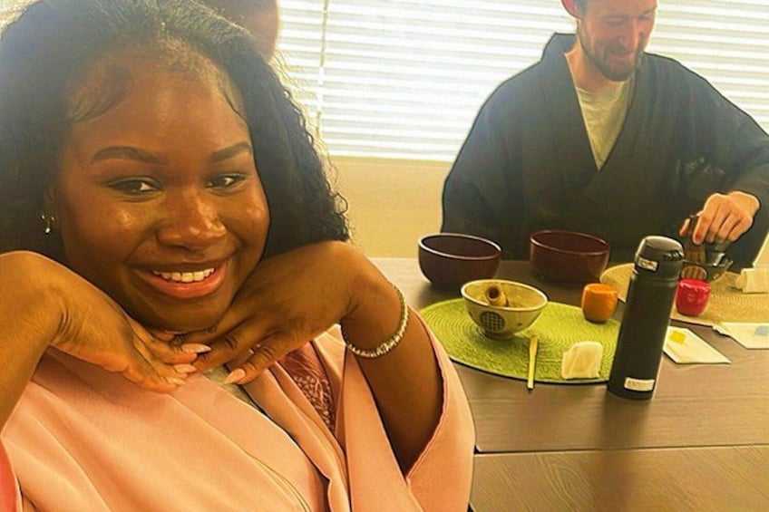 Tokyo Tea Ceremony in Asakusa with Kimono, Matcha & Wagashi 2