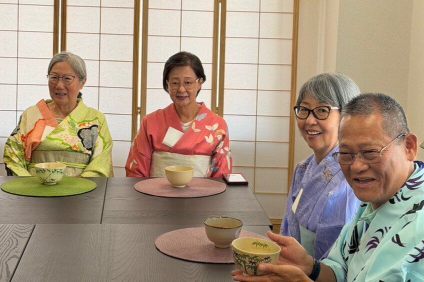 Tokyo Tea Ceremony in Asakusa with Kimono, Matcha & Wagashi 4