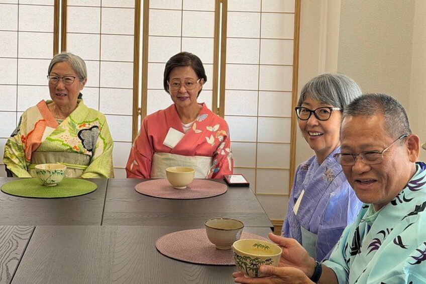 Tokyo Tea Ceremony in Asakusa with Kimono, Matcha & Wagashi 2